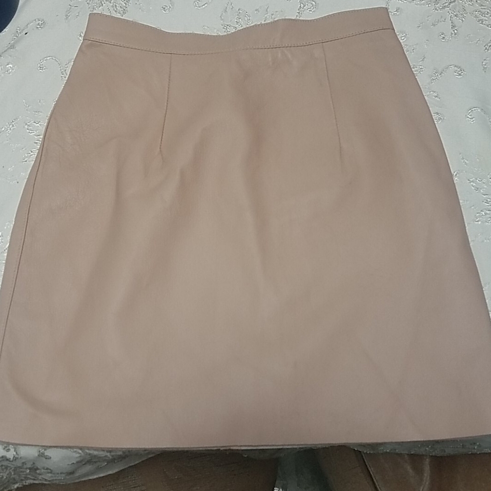 American Apparel NWT genuine leather mini skirt
